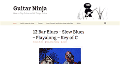 Desktop Screenshot of guitarninja.com